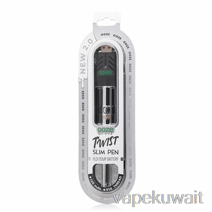 Ooze Slim Twist Pen 2.0 Flex Temp Battery Cosmic Chrome Vape Pod System